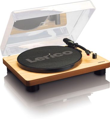 LENCO LS-50WD Plattenspieler mit int. Lautsprechern, Holz