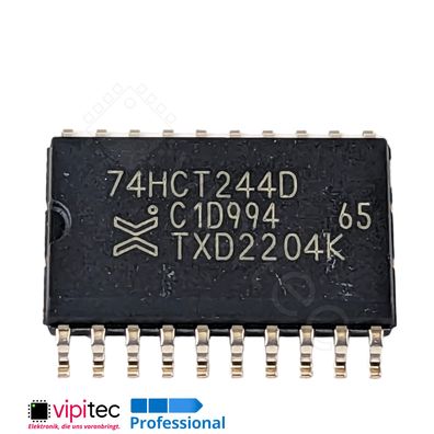74HCT244 Leitungstreiber, 8-fach, Tri-State | SMD SO-20 5V TTL 125°C