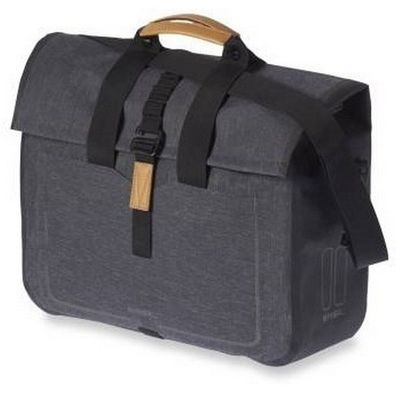 Fahrradtasche Basil Urban Dry Business Bag 20 liter 37 x 15 x 38 cm - Dunkelgrau