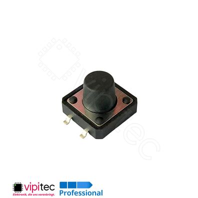 SMD Mikrotaster 12x12x9,5 Mini Taster Printschalter Drucktaster 12x12mm x 9.5mm