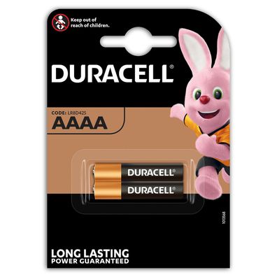 Duracell Mini AAAA LR61 MN2500 LR8D425 1,5V 4061 Alkaline Batterie 2er Blister