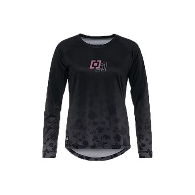 Horsefeathers Bike Jersey Deco Ls black/cheetah