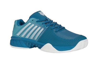 K-Swiss Express Light 2 Carpet White/Celeste Tennisschuhe Teppichsohle für die Halle