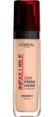 L'Oreal Paris Infaillible 32H Lang anhaltendes Make-up 100 Leinen 30ml