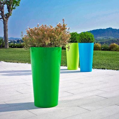 XL Blumentopf mit Einsatztopf 61 cm hoch Farbe Grün Übertopf Vase Tuit 33 Blumentöpfe