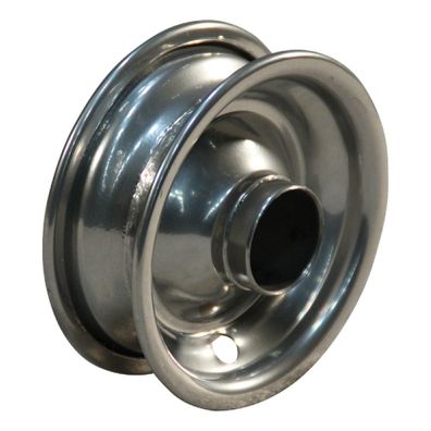 Felge 1.25x3.8 (200x50) ET0 Rollenlagersitz Ø30.2 NL60mm Stahl grau