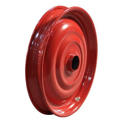Felge 1.25x8 ET0 Rollenlager Ø30 Stahl Rot 50kg 10km/h