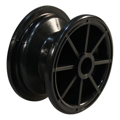 Felge 2.10x4 Gleitlager Ø20 NL75mm Kunststoff schwarz