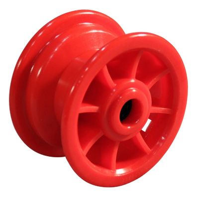 Felge 2.10x4 Rollenlager Ø20 NL75mm Kunststoff Rot