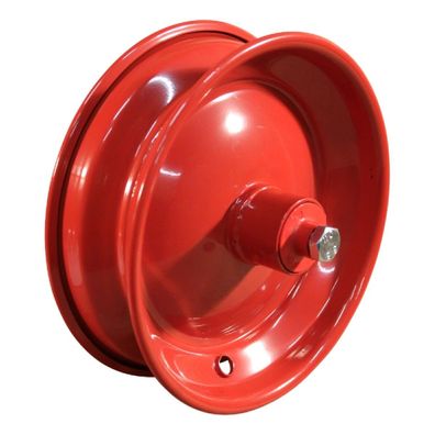 Felge 2.50Ax8 ET0 Kugellager Ø15 NL96mm Stahl Rot 8 Zoll