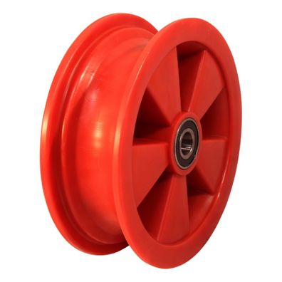 Felge 2.50Ax8 Kugellager Ø20 NL75mm Kunststoff Rot 8 Zoll