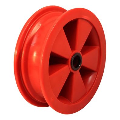 Felge 2.50Ax8 Rollenlager Ø25 NL75mm Kunststoff Rot 8 Zoll