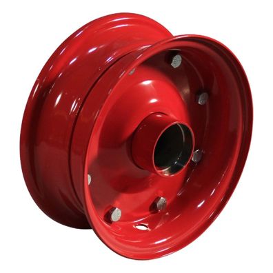 Felge 3.00D-8 ET0 Kugellagersitz NL100mm Stahl Rot 2-teilig