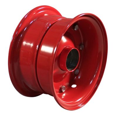 Felge 4.40D-8 ET0 Kugellagersitz NL75mm Stahl Rot 2-teilig