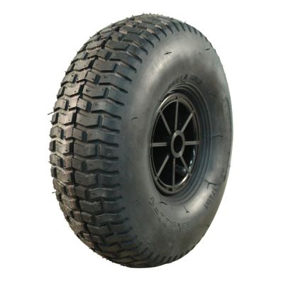 Komplettrad 11x4.00-4 KINGS TIRE V-3502 4PR Gleitlager schwarz