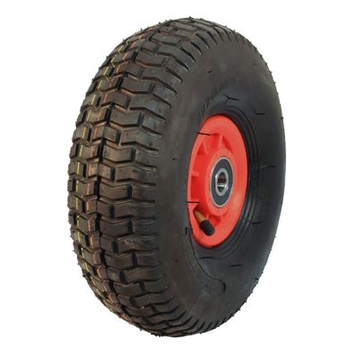 Komplettrad 11x4.00-4 KINGS TIRE V-3502 Serie 52 Rot TL 4PR