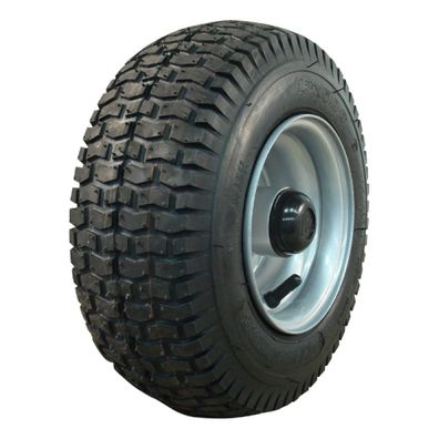 Komplettrad 13x5.00-6 KINGS TIRE V-3502 4PR Stahlfelge grau