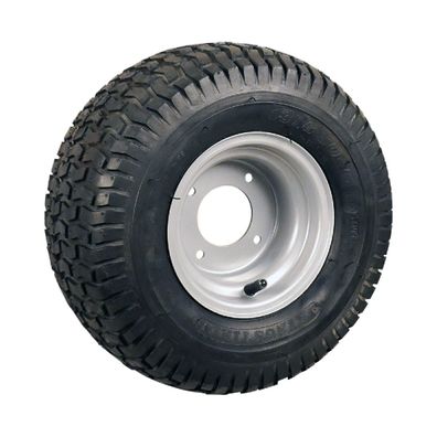 Komplettrad 13x6.50-6 KINGS TIRE V-3502 4PR Stahlfelge grau