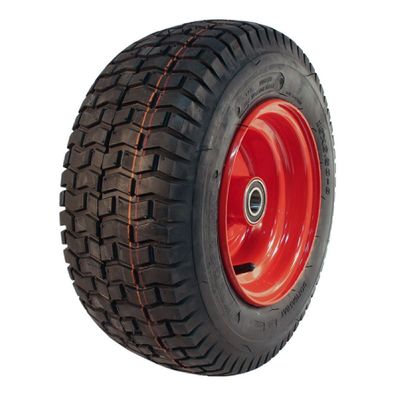 Komplettrad 16x6.50-8 KINGS TIRE V-3502 Serie 51 Stahl rot