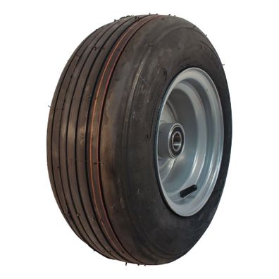 Komplettrad 16x6.50-8 KINGS TIRE V-3503 6PR Stahlfelge grau