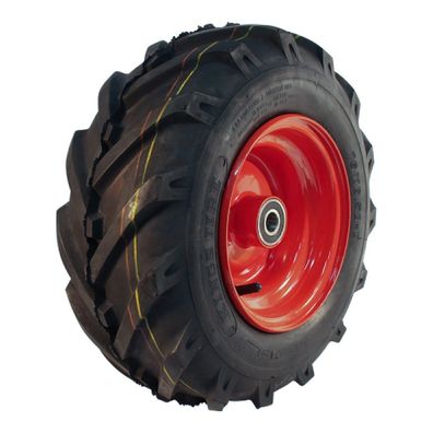 Komplettrad 16x6.50-8 KINGS TIRE V-8501 6PR Stahlfelge Rot
