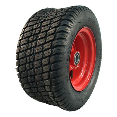 Komplettrad 16x7.50-8 Carlisle Turf Master 4PR auf Stahlfelge ET0