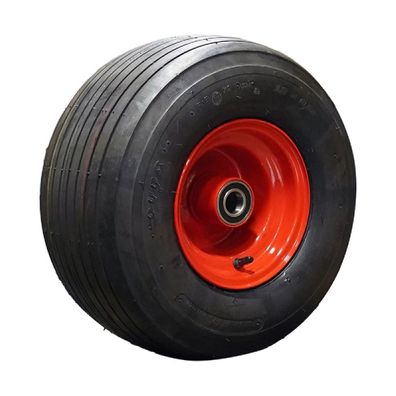 Komplettrad 18x9.50-8 DURO HF-217 4PR Stahlfelge Rot TL