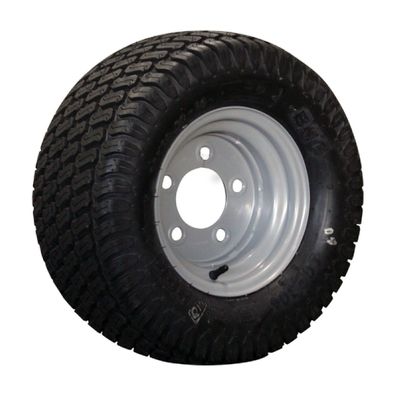 Komplettrad 20x10.00-10 DURO HF-224 6PR Stahlfelge grau TL