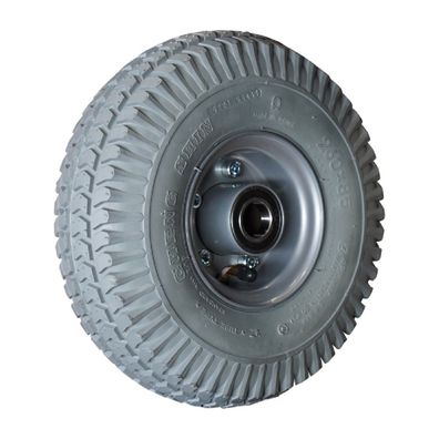 Komplettrad 3.00-4 CST C-248 Kugellager Ø25 Stahl grau 4PR TT