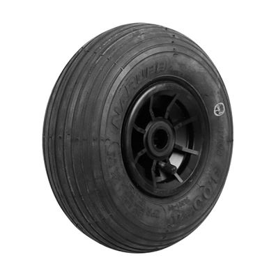 Komplettrad 3.00-4 NaRubb S-2301 Serie 52 Rollenlager schwarz