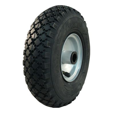 Komplettrad 3.00-4 NaRubb S-2303 4PR Stahlfelge grau Rollenlager