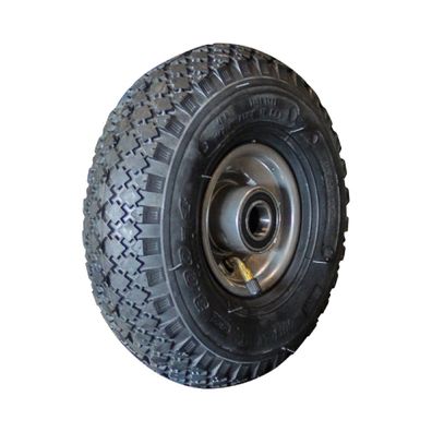 Komplettrad 3.00-4 NaRubb V-6605 4PR Serie 46 Stahl grau TT