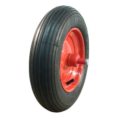 Komplettrad 3.50-8 KINGS TIRE V-5501 4PR Stahlfelge Rot