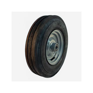 Komplettrad 3.50-8 KINGS TIRE V-8502 4PR Kugellager Stahl grau