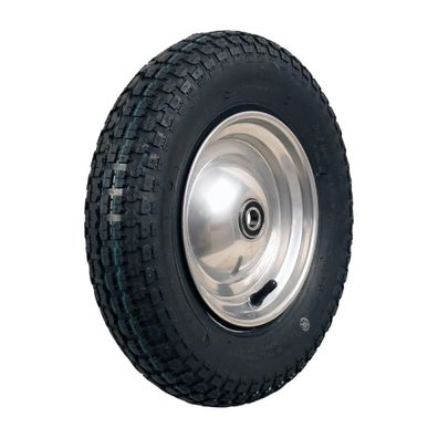 Komplettrad 3.50-8 KINGS TIRE V-9128 4PR ET0 Kugellager Ø17