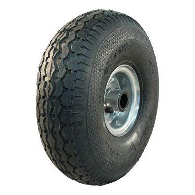 Komplettrad 4.00-4 KINGS TIRE V-6504 Rollenlager 4PR Stahl grau