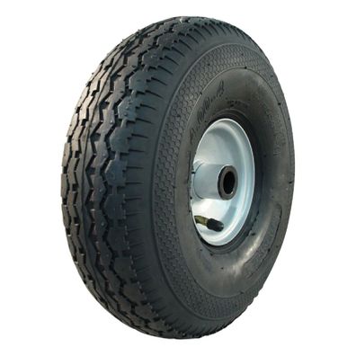 Komplettrad 4.00-4 KINGS TIRE V-6504 Rollenlager 4PR Stahl grau