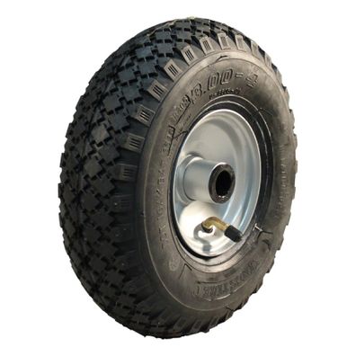 Komplettrad 4.00-4 KINGS TIRE V-6605 Rollenlager Stahl grau