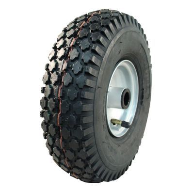 Komplettrad 4.10/3.50-4 KINGS TIRE V-6602 4PR 2.10x4 Rot