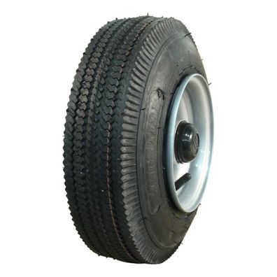 Komplettrad 4.10/3.50-6 KINGS TIRE V-6603 4PR Stahlfelge grau