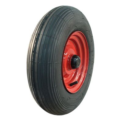 Komplettrad 4.80/4.00-8 KINGS TIRE V-5501A 2PR Stahlfelge Rot