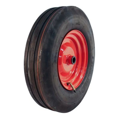 Komplettrad 4.80/4.00-8 KINGS TIRE V-8502 4PR Rollenlager Rot
