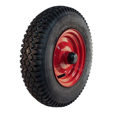 Komplettrad 4.80/4.00-8 NaRubb S-2202 4PR Stahlfelge Rot