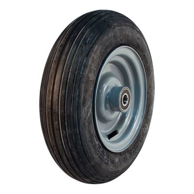 Komplettrad 4.80/4.00-8 NaRubb S-2301 4PR 3.00Dx8H2 Stahl grau