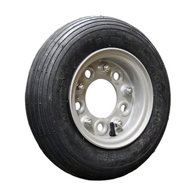 Komplettrad 4.80/4.00-8 NaRubb S-2301 4PR Stahlfelge grau