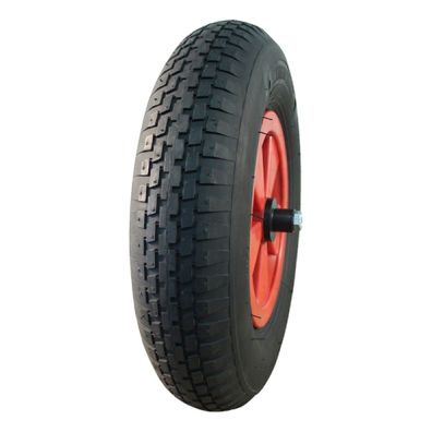 Komplettrad 4.80/4.00-8 V-6635 KINGS TIRE Serie 52 Kunststoff Rot