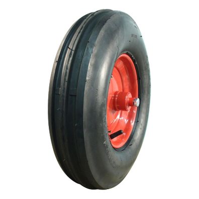 Komplettrad 4.80/4.00-8 V-8502 KINGS TIRE Serie 51 Stahl rot