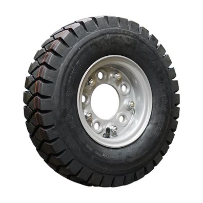 Komplettrad 5.00-8 KINGS TIRE V-2502 8PR 3.00D-8 ET0 Stahl grau