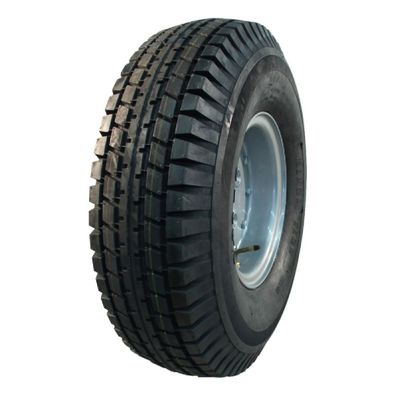Komplettrad 6.00-9 KINGS TIRE V-6509 10PR Stahlfelge grau TT