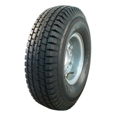 Komplettrad 6.00-9 KINGS TIRE V-6509 6PR TT Stahlfelge grau